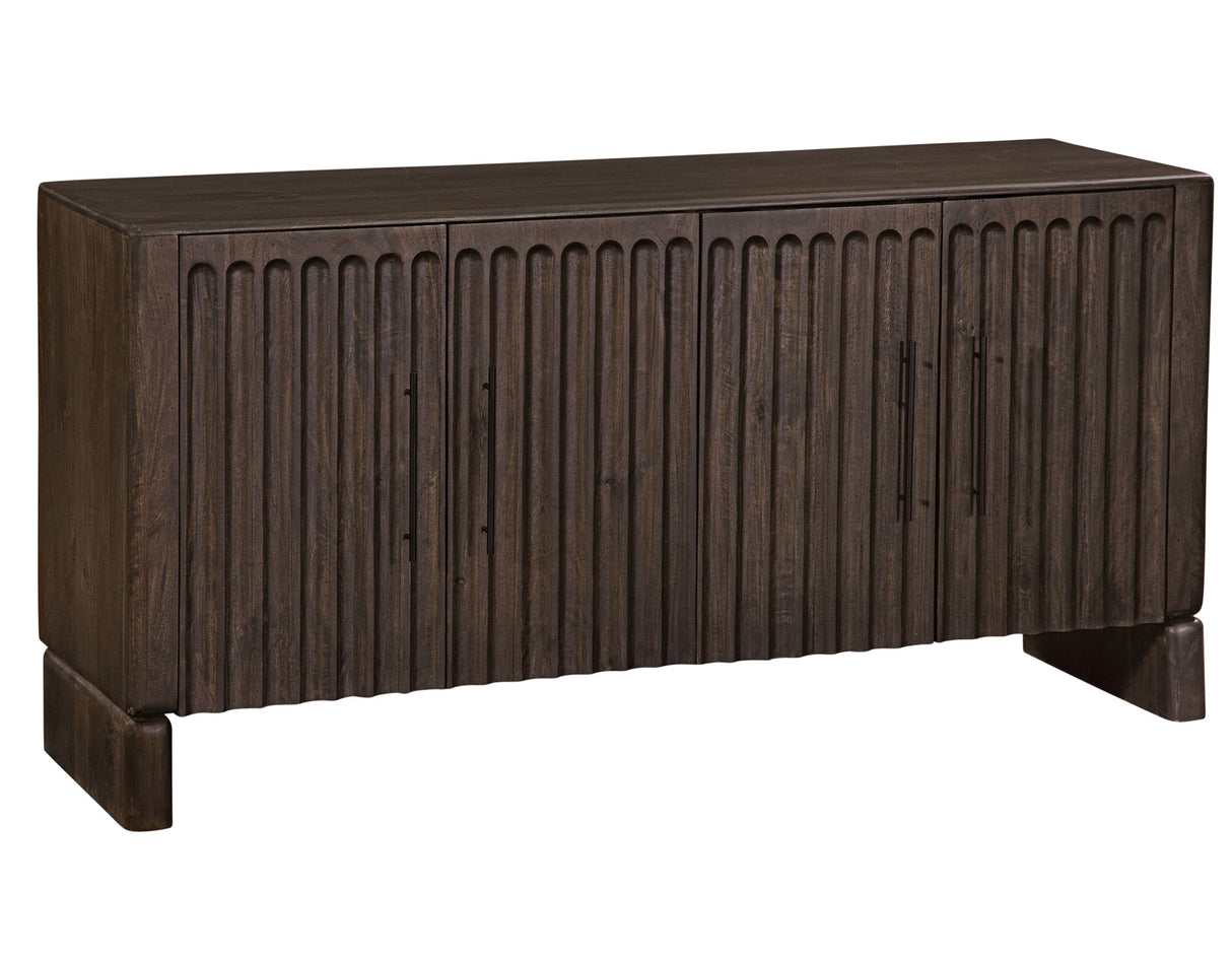 Norvell Dark Walnut 4-Door Sideboard from Steve Silver - Luna Furniture