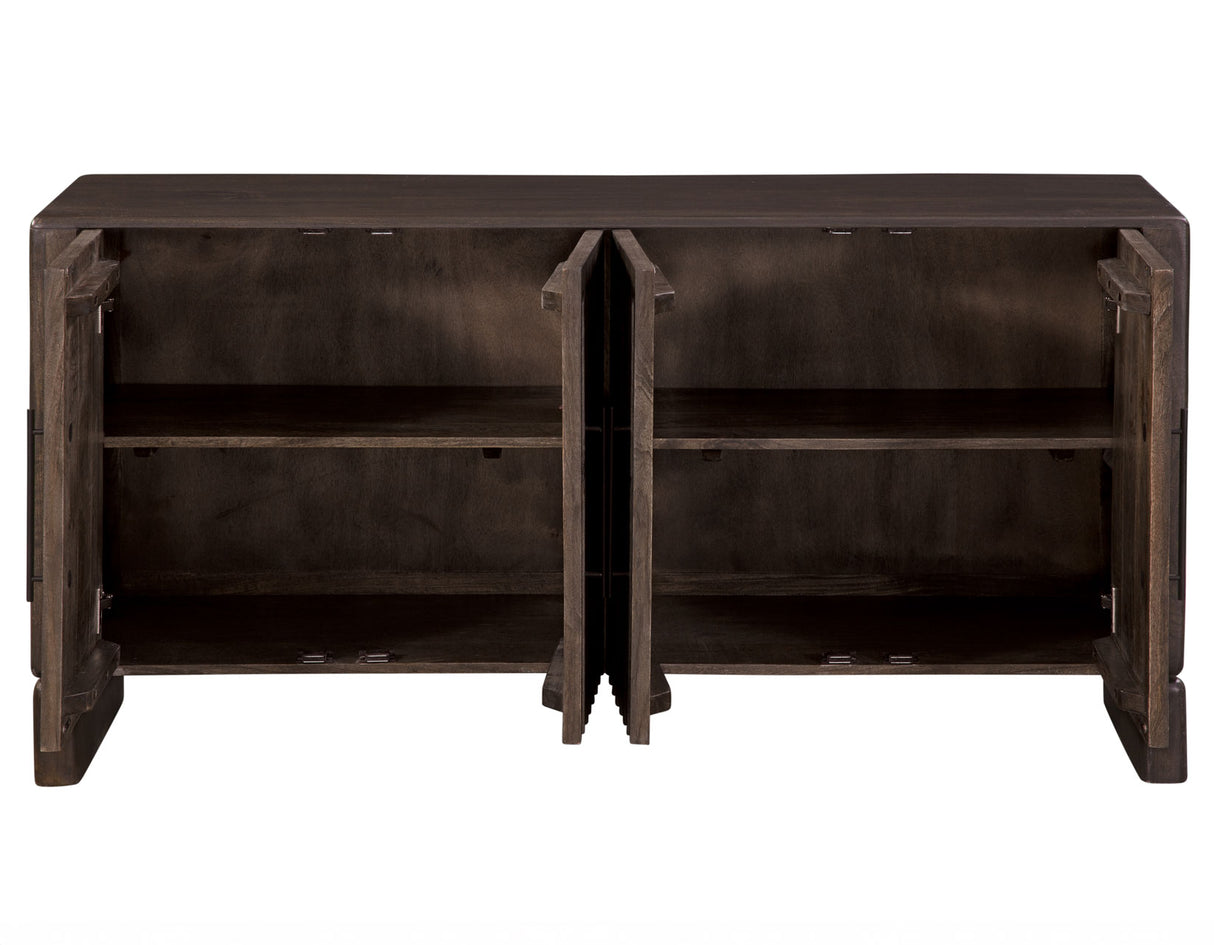 Norvell Dark Walnut 4-Door Sideboard from Steve Silver - Luna Furniture