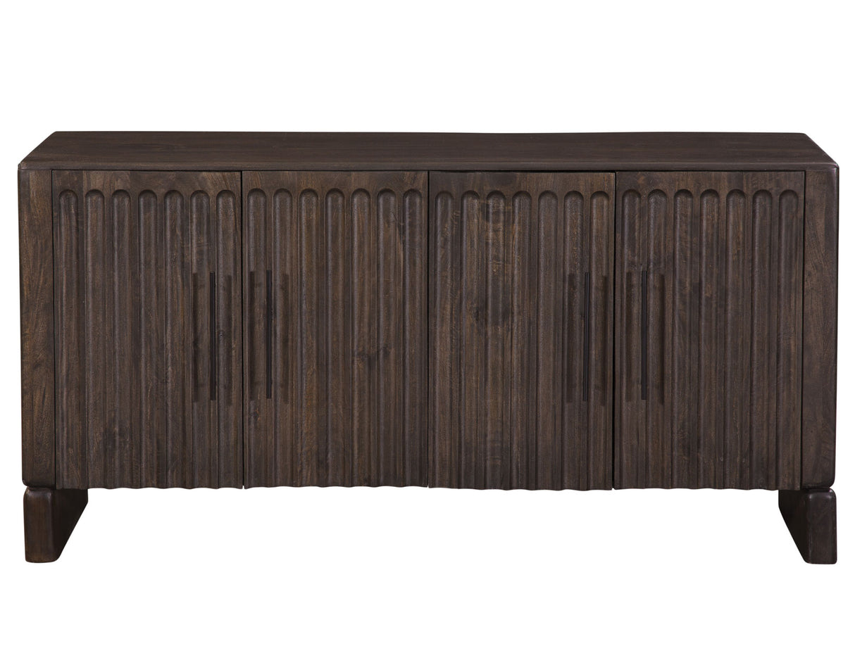 Norvell Dark Walnut 4-Door Sideboard from Steve Silver - Luna Furniture
