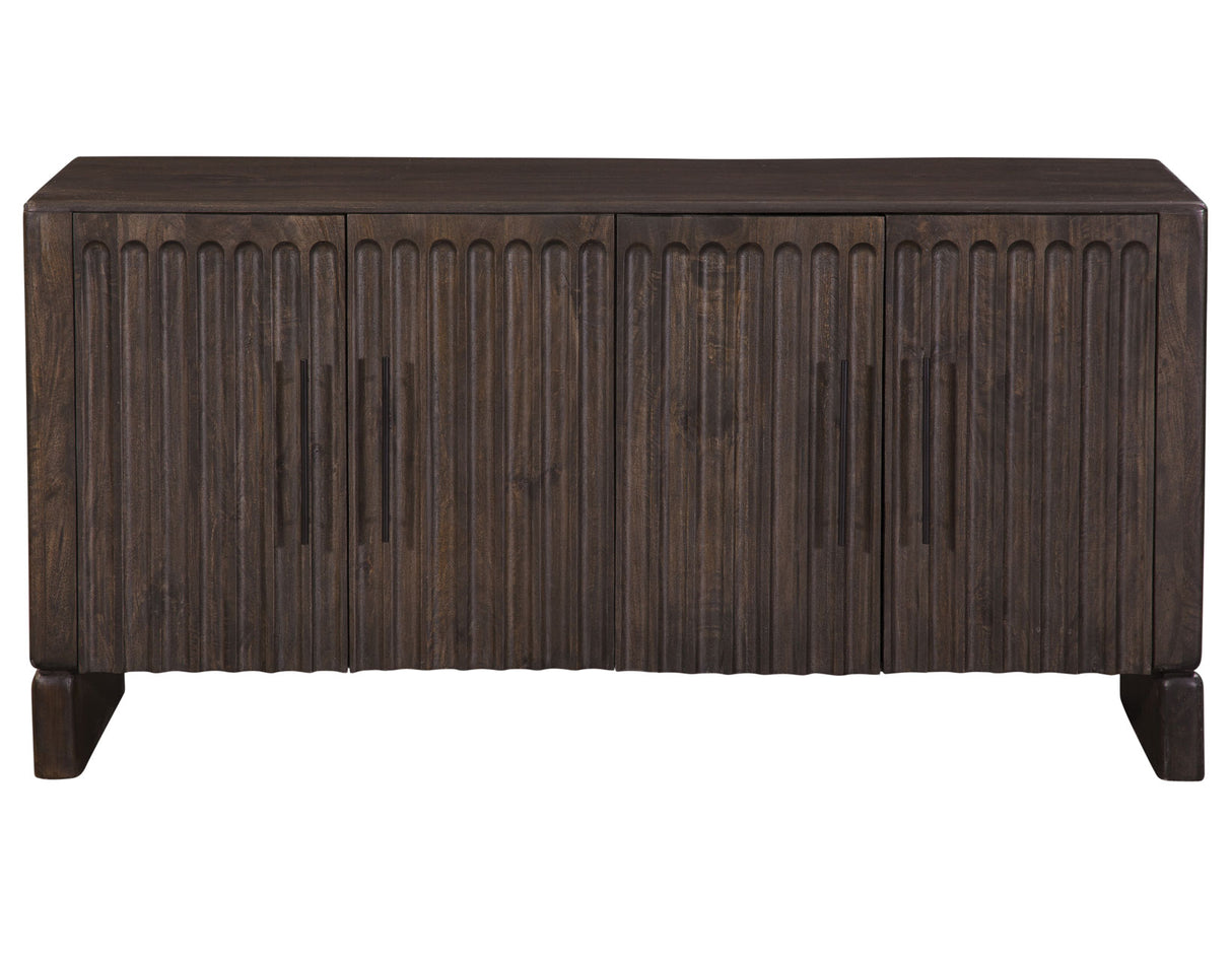 Norvell Dark Walnut 4-Door Sideboard from Steve Silver - Luna Furniture