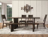 Norvell Dark Espresso Solid Wood 78″ Dining Table from Steve Silver - Luna Furniture