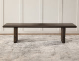 Norvell Dark Espresso Solid Wood Bench from Steve Silver - Luna Furniture