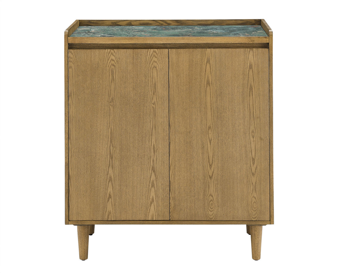 Novato Light Chestnut Sintered Stone Cabinet from Steve Silver - Luna Furniture