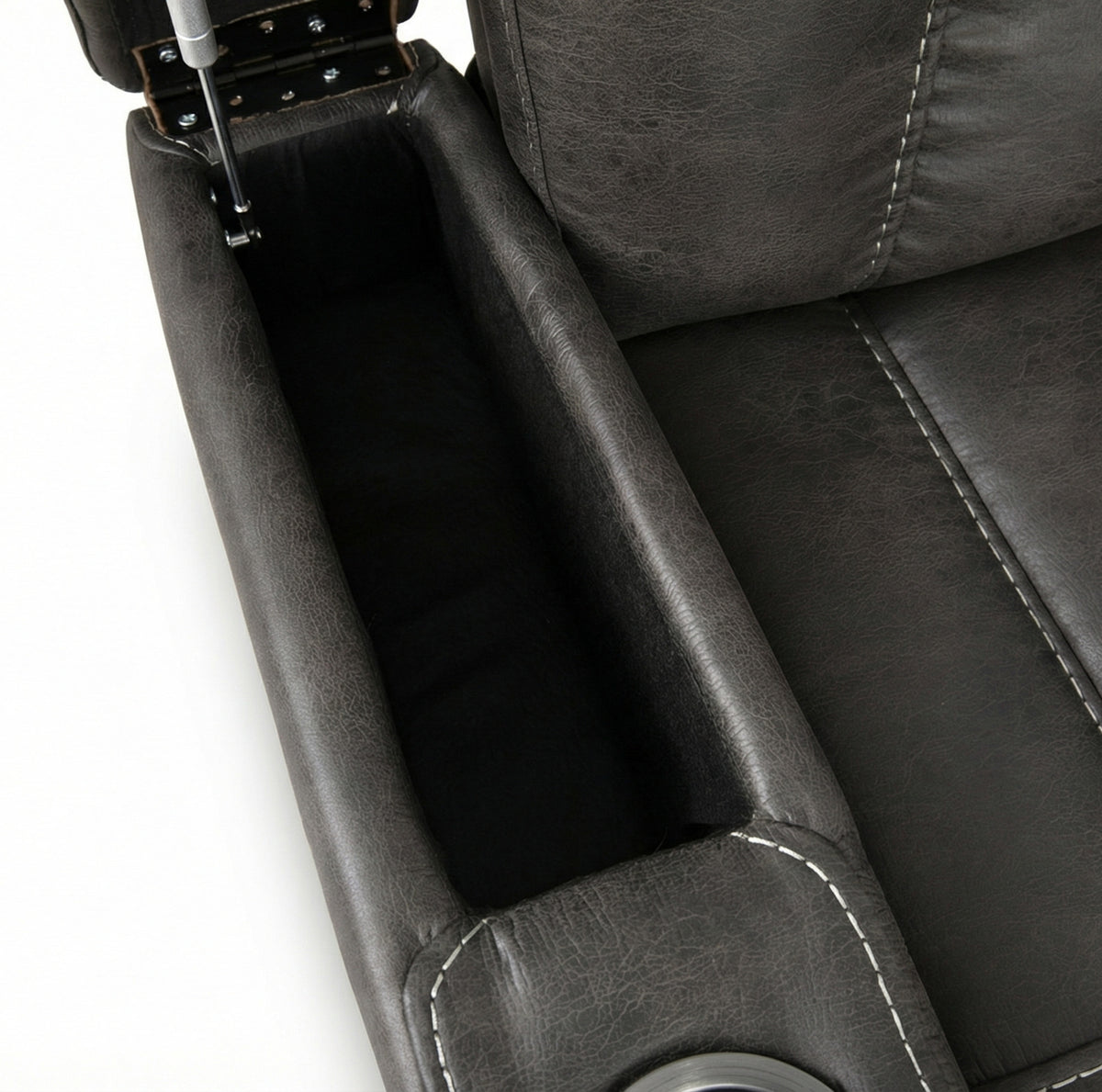 Marlow Charcoal Manual Recliner from Steve Silver - Luna Furniture