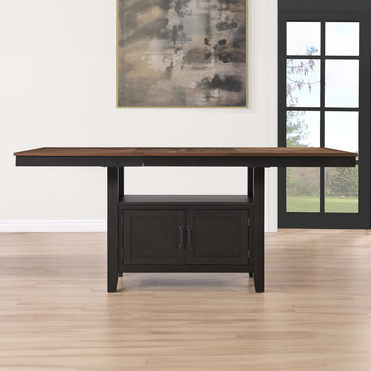 Bermuda 5-Piece Counter Dining Set in Black from Steve Silver - Luna Furniture