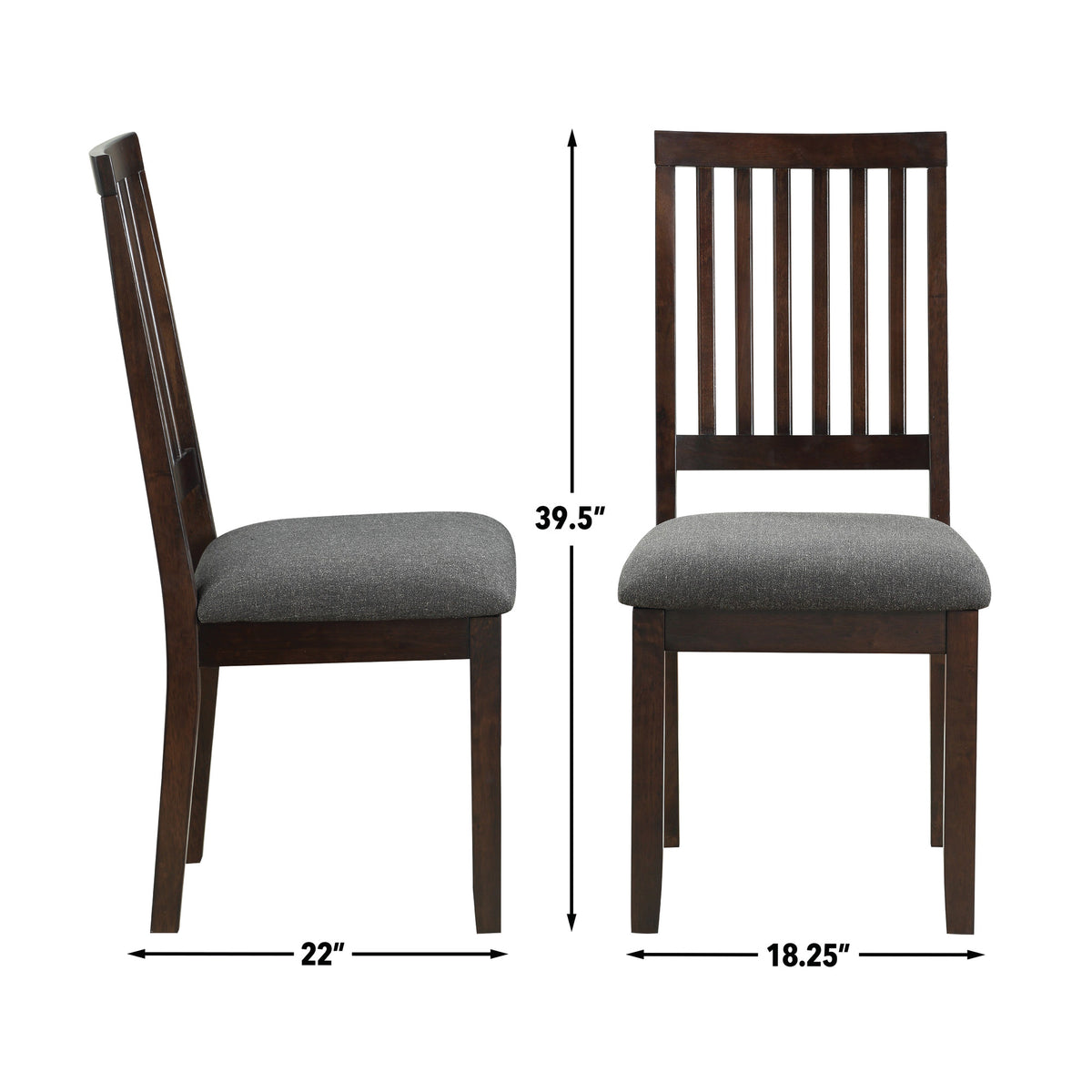Yorktown Espresso 7-Piece Dining Room Set from Steve Silver - Luna Furniture