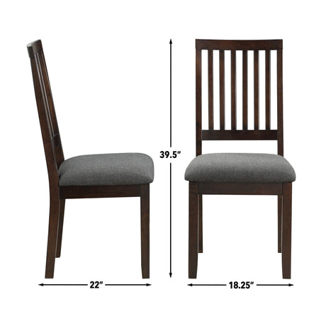 Yorktown Espresso 7-Piece Dining Room Set from Steve Silver - Luna Furniture
