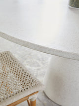 Brisas Dining Chair in Natural & White Flat Rope, Natural Rattan from Essentials For Living - Luna Furniture