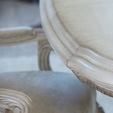 Platine De Royale Champagne Rectangular Dining Table from Michael Amini - Luna Furniture