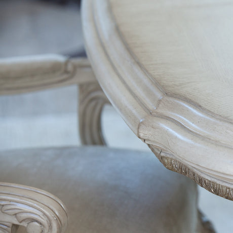 Platine De Royale Champagne Rectangular Dining Table from Michael Amini - Luna Furniture