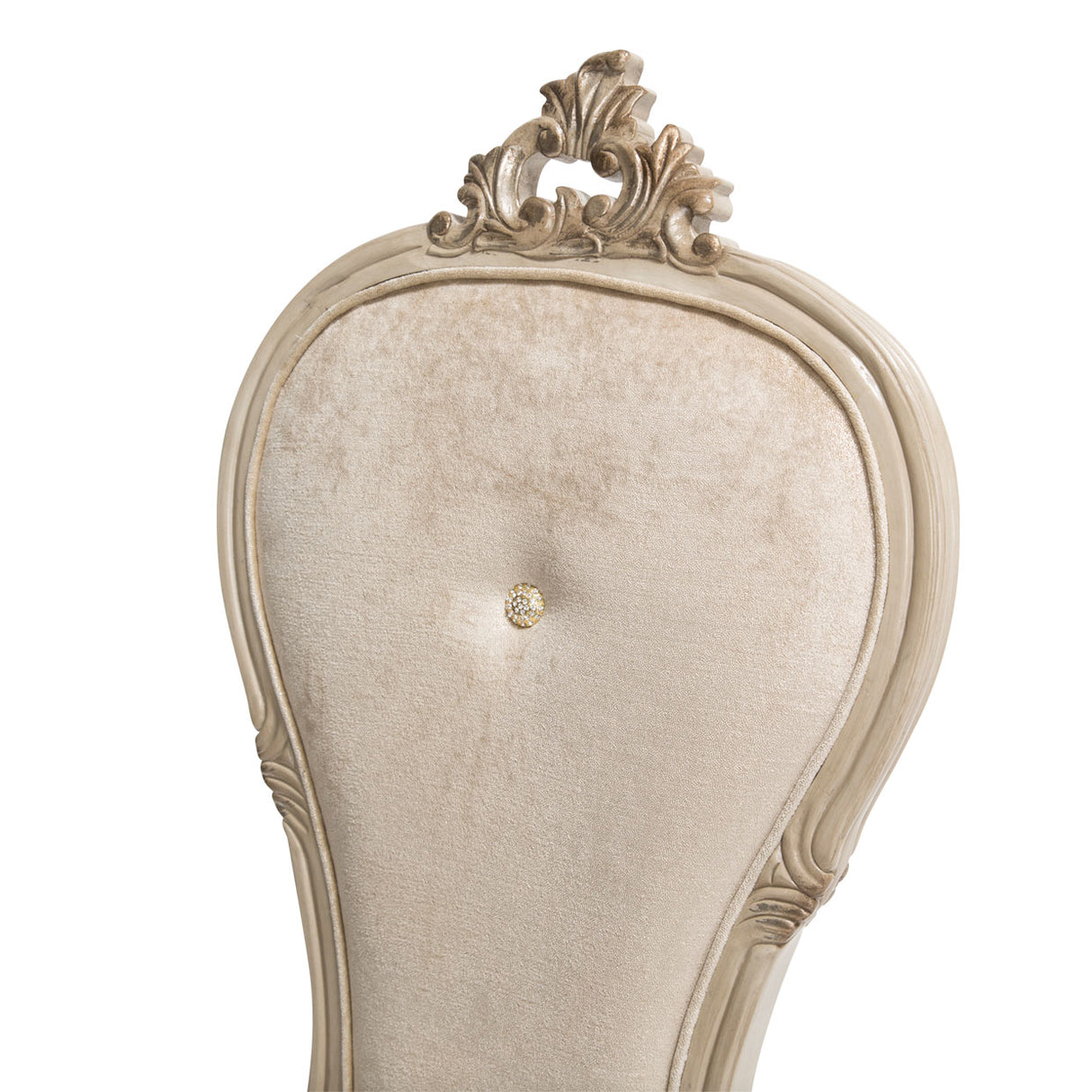 Platine De Royale Champagne Dining Side Chair from Michael Amini - Luna Furniture