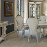 Platine De Royale Champagne Dining Arm Chair from Michael Amini - Luna Furniture