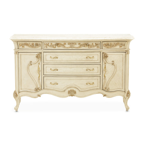 Platine De Royale Champagne Sideboard from Michael Amini - Luna Furniture