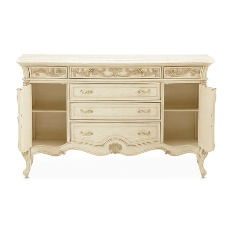 Platine De Royale Champagne Sideboard from Michael Amini - Luna Furniture