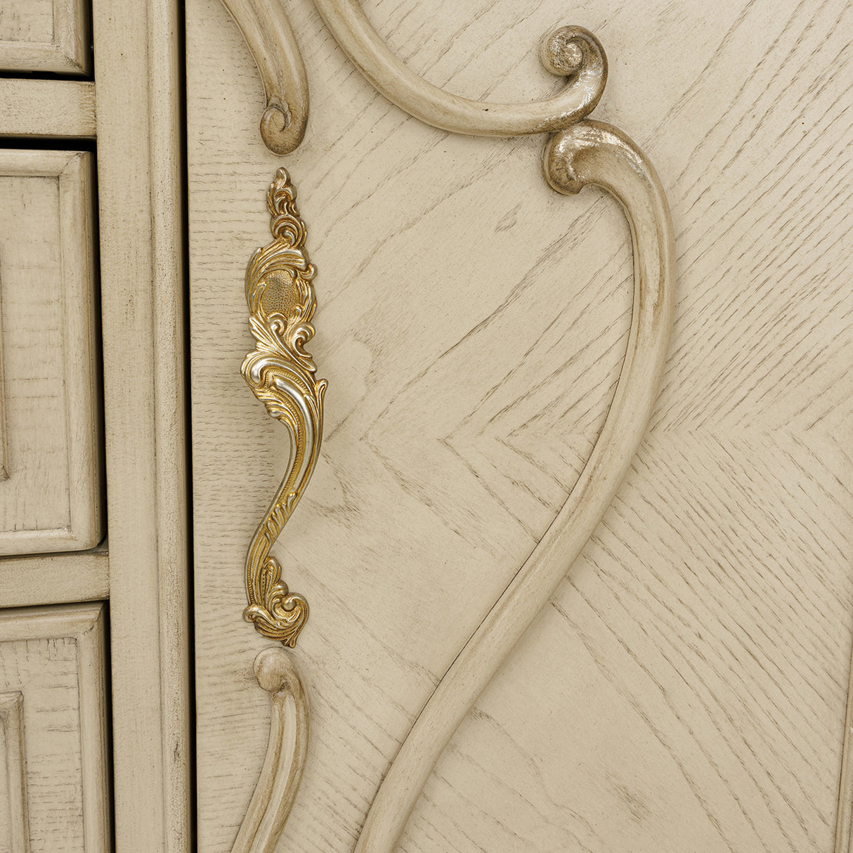 Platine De Royale Champagne Sideboard from Michael Amini - Luna Furniture