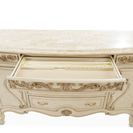 Platine De Royale Champagne Sideboard from Michael Amini - Luna Furniture