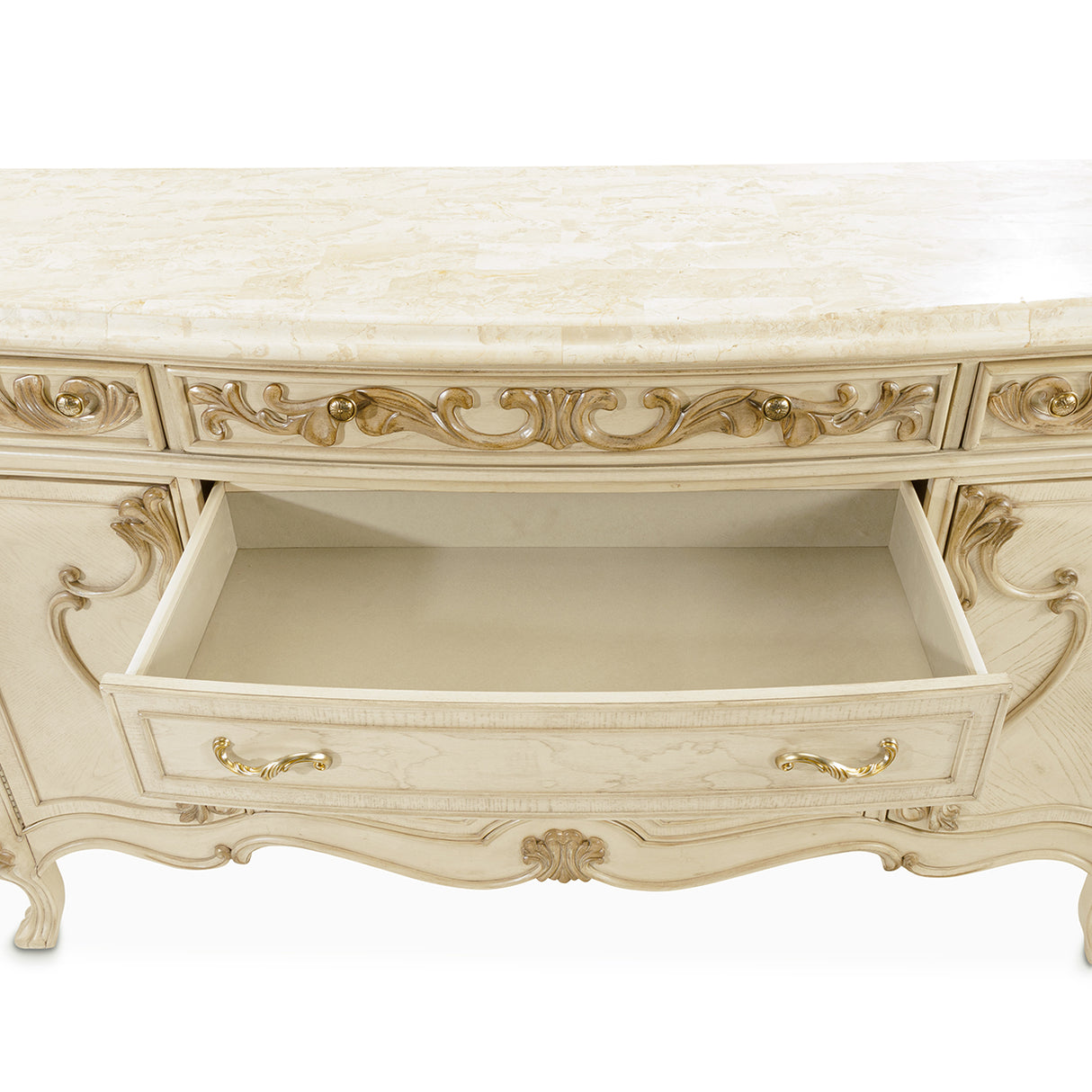 Platine De Royale Champagne Sideboard from Michael Amini - Luna Furniture