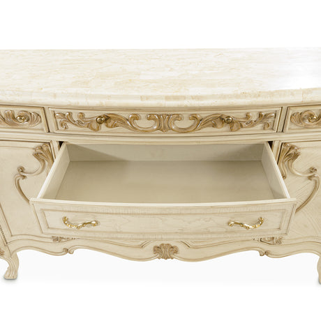 Platine De Royale Champagne Sideboard from Michael Amini - Luna Furniture