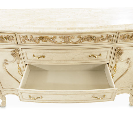 Platine De Royale Champagne Sideboard from Michael Amini - Luna Furniture