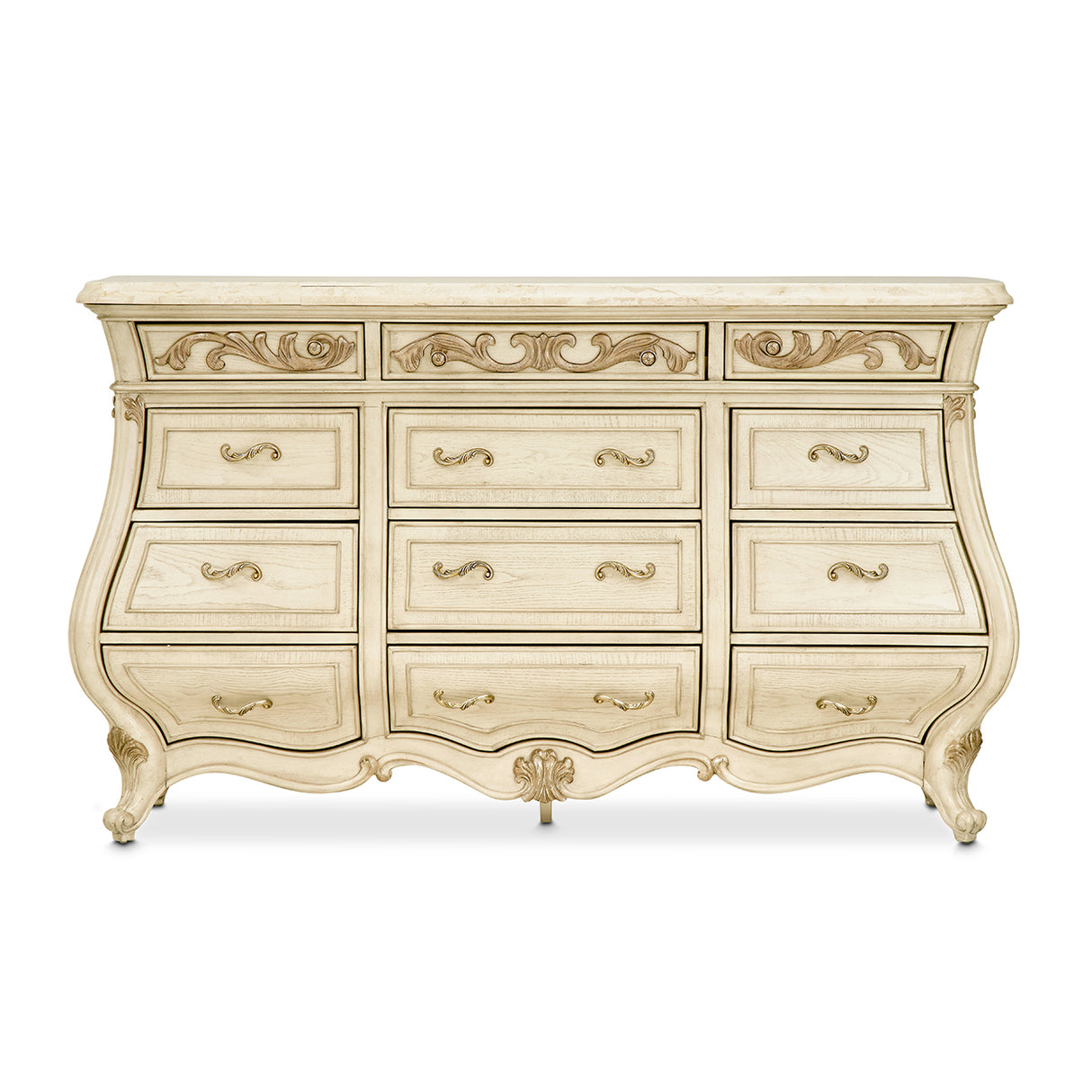 Platine De Royale Champagne Dresser from Michael Amini - Luna Furniture