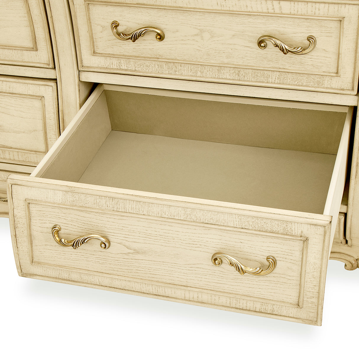 Platine De Royale Champagne Dresser from Michael Amini - Luna Furniture