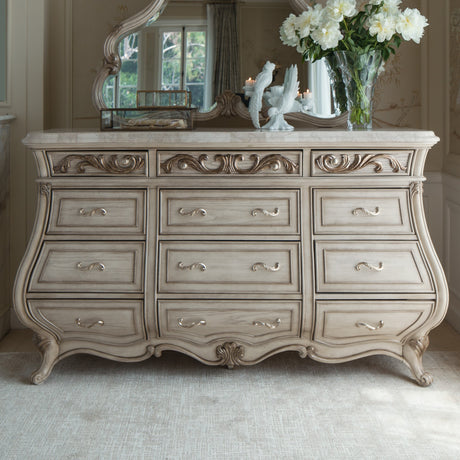 Platine De Royale Champagne Dresser from Michael Amini - Luna Furniture