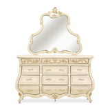 Platine De Royale Champagne Dresser With Mirror from Michael Amini - Luna Furniture