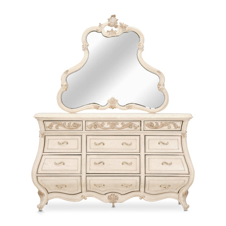 Platine De Royale Champagne Dresser Mirror from Michael Amini - Luna Furniture