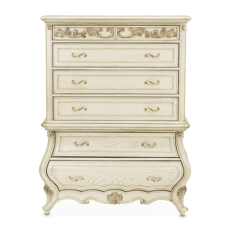 Platine De Royale Champagne 6-Drawer Chest from Michael Amini - Luna Furniture