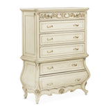 Platine De Royale Champagne 6-Drawer Chest