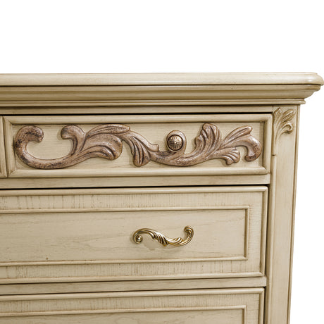 Platine De Royale Champagne 6-Drawer Chest from Michael Amini - Luna Furniture