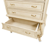 Platine De Royale Champagne 6-Drawer Chest