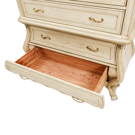 Platine De Royale Champagne 6-Drawer Chest from Michael Amini - Luna Furniture