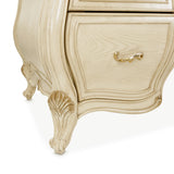 Platine De Royale Champagne Desk from Michael Amini - Luna Furniture