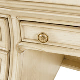 Platine De Royale Champagne Desk from Michael Amini - Luna Furniture