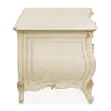 Platine De Royale Champagne Desk from Michael Amini - Luna Furniture