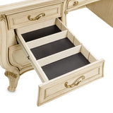 Platine De Royale Champagne Desk from Michael Amini - Luna Furniture