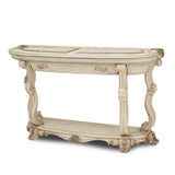 Platine De Royale Champagne Console Table from Michael Amini - Luna Furniture