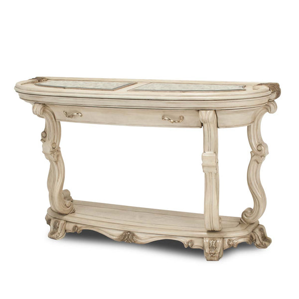 Platine De Royale Champagne Console Table
