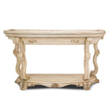 Platine De Royale Champagne Console Table from Michael Amini - Luna Furniture