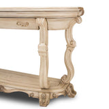 Platine De Royale Champagne Console Table from Michael Amini - Luna Furniture