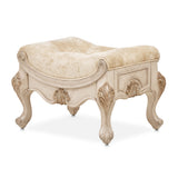 Platine De Royale Champagne Velvet Vanity Bench from Michael Amini - Luna Furniture