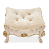 Platine De Royale Champagne Velvet Vanity Bench from Michael Amini - Luna Furniture