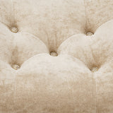 Platine De Royale Champagne Velvet Vanity Bench from Michael Amini - Luna Furniture