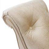 Platine De Royale Champagne Velvet Accent Bench from Michael Amini - Luna Furniture