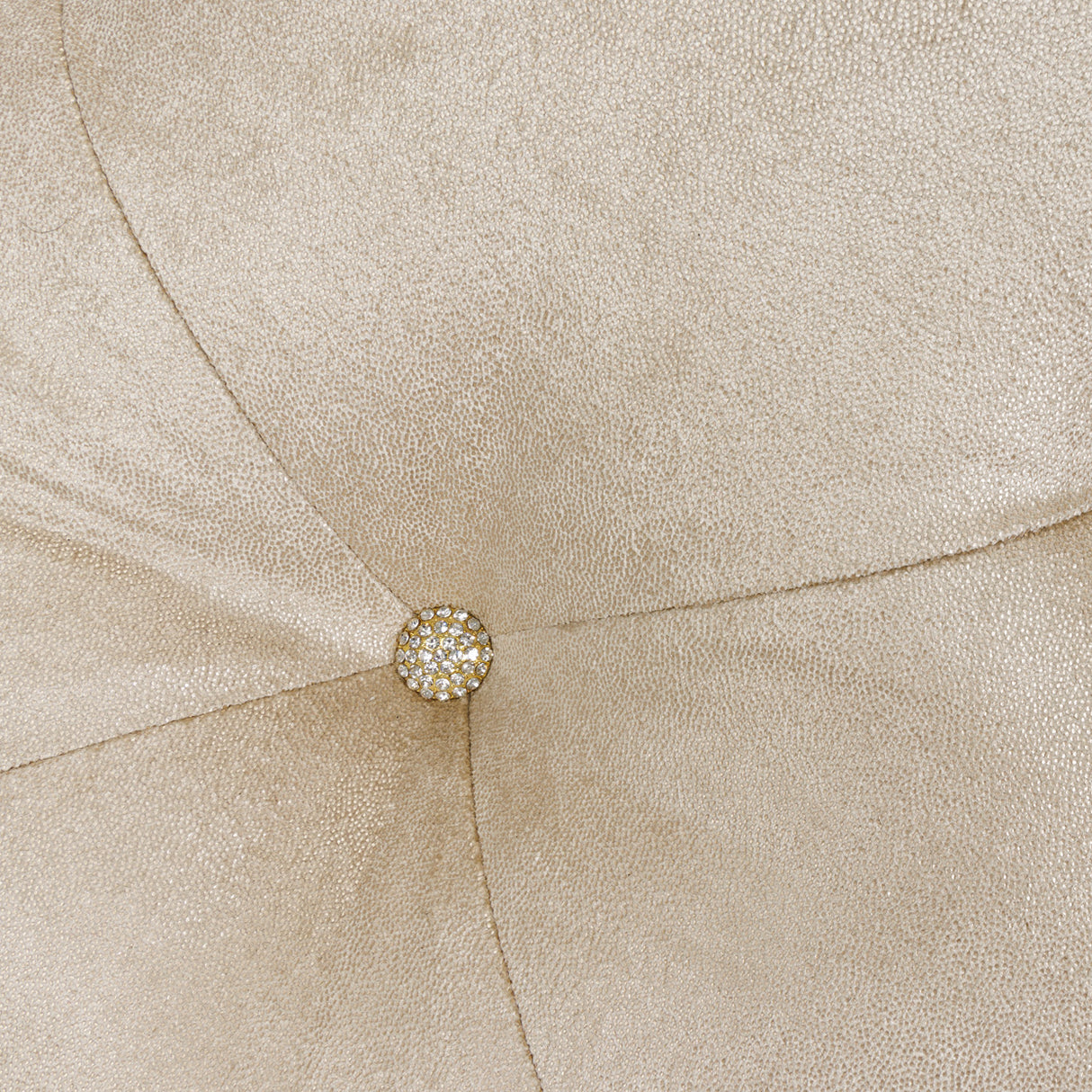 Platine De Royale Champagne Velvet Accent Bench from Michael Amini - Luna Furniture