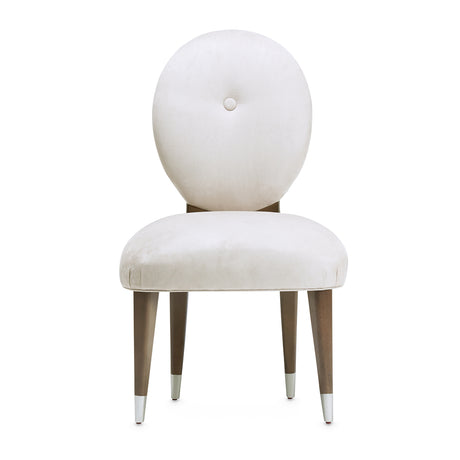Roxbury Park Slate Dining Side Chair from Michael Amini - Luna Furniture