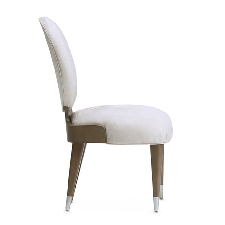 Roxbury Park Slate Dining Side Chair from Michael Amini - Luna Furniture