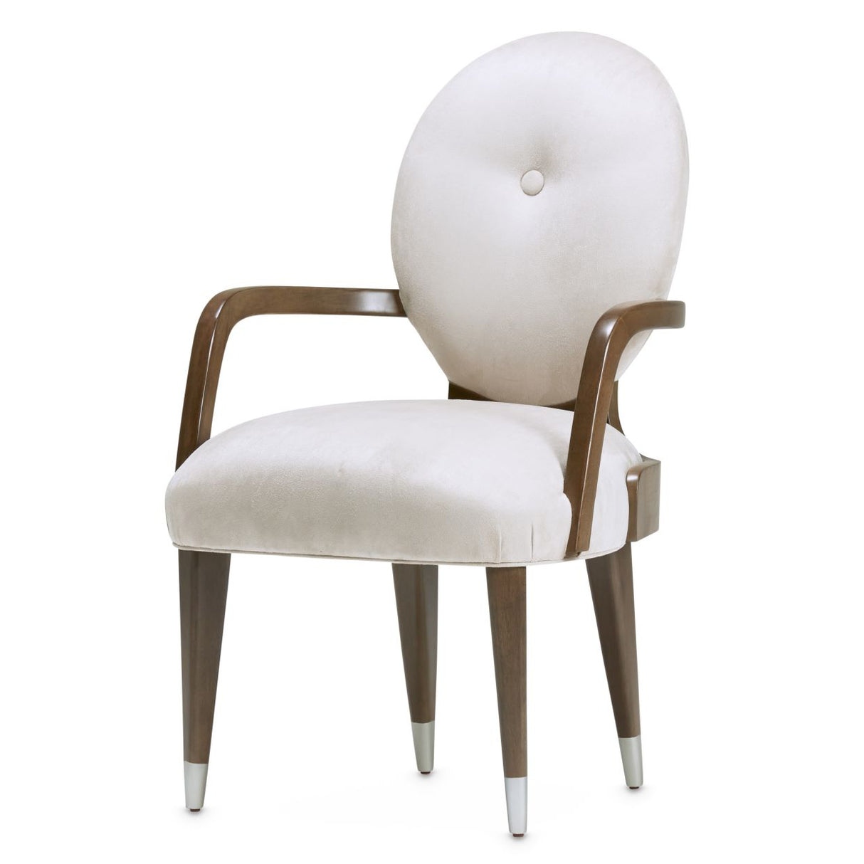 Roxbury Park Slate Dining Arm Chair from Michael Amini - Luna Furniture