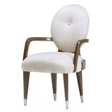 Roxbury Park Slate Dining Arm Chair from Michael Amini - Luna Furniture